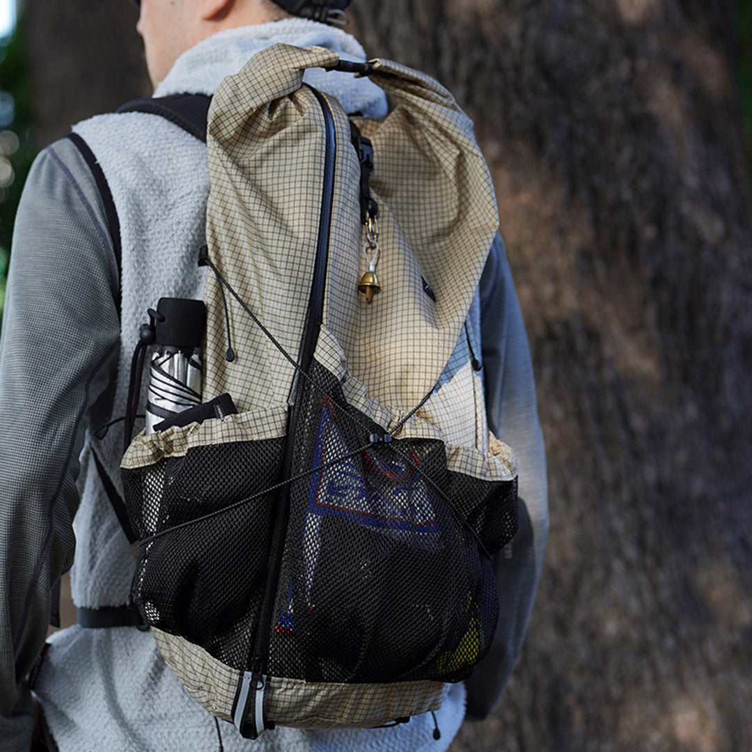 【CAYL】Mari Roll Top SM B-Grid / Black
