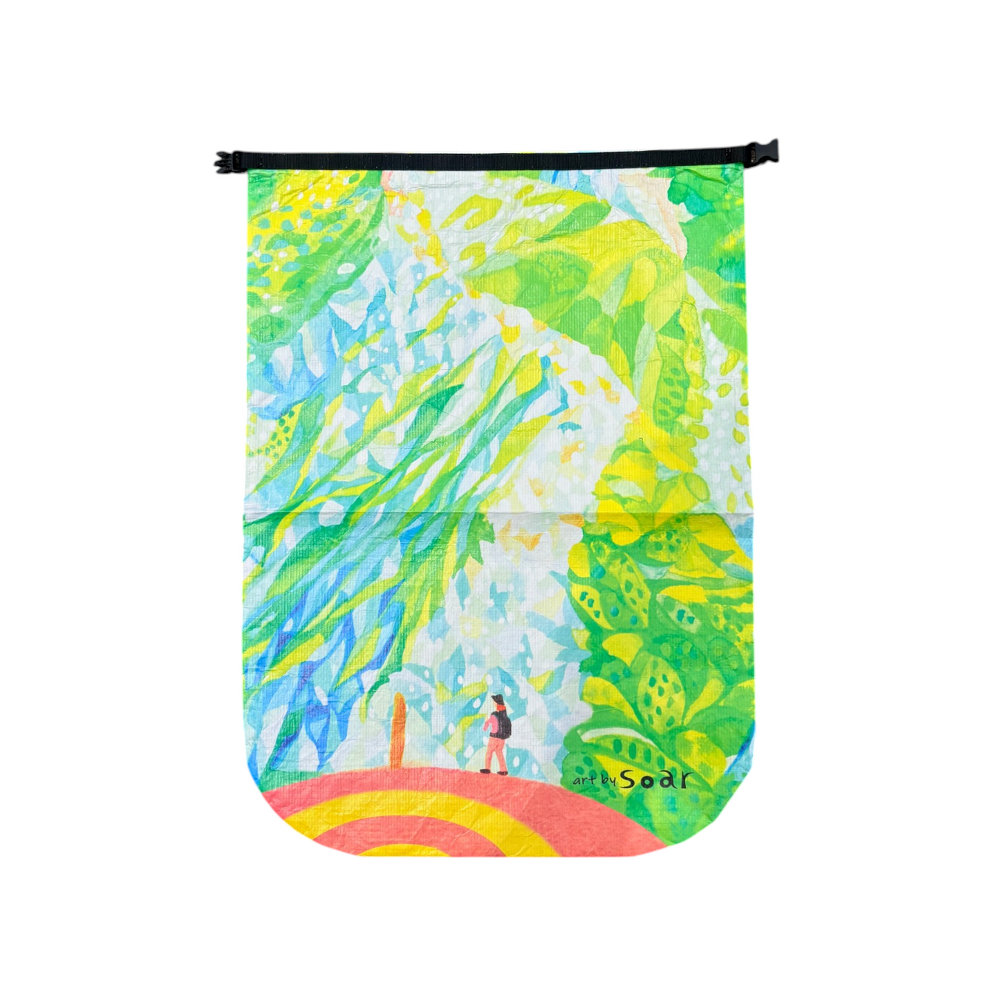 【soar art Works】タイベックスタッフサック 西穂高岳-夏(5L)