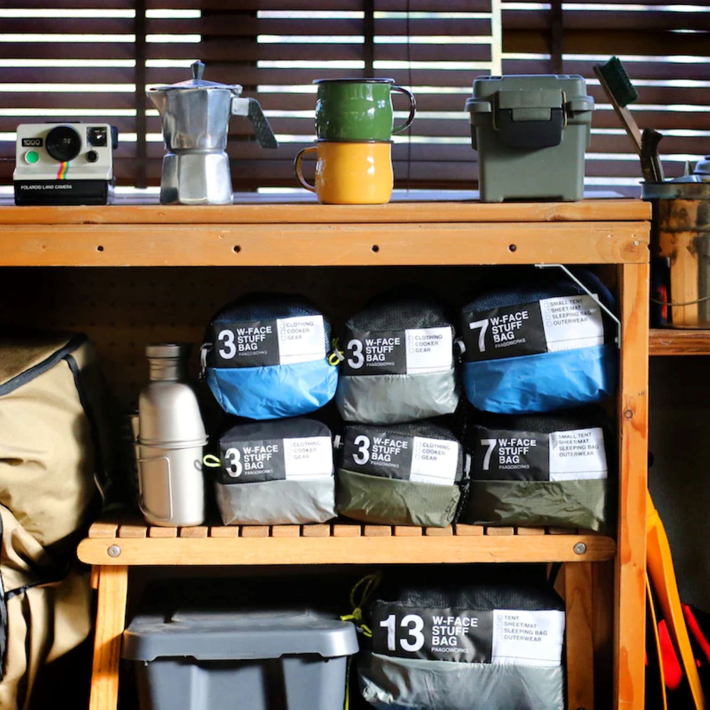 【PAAGOWORKS】W-FACE STUFFBAG 7