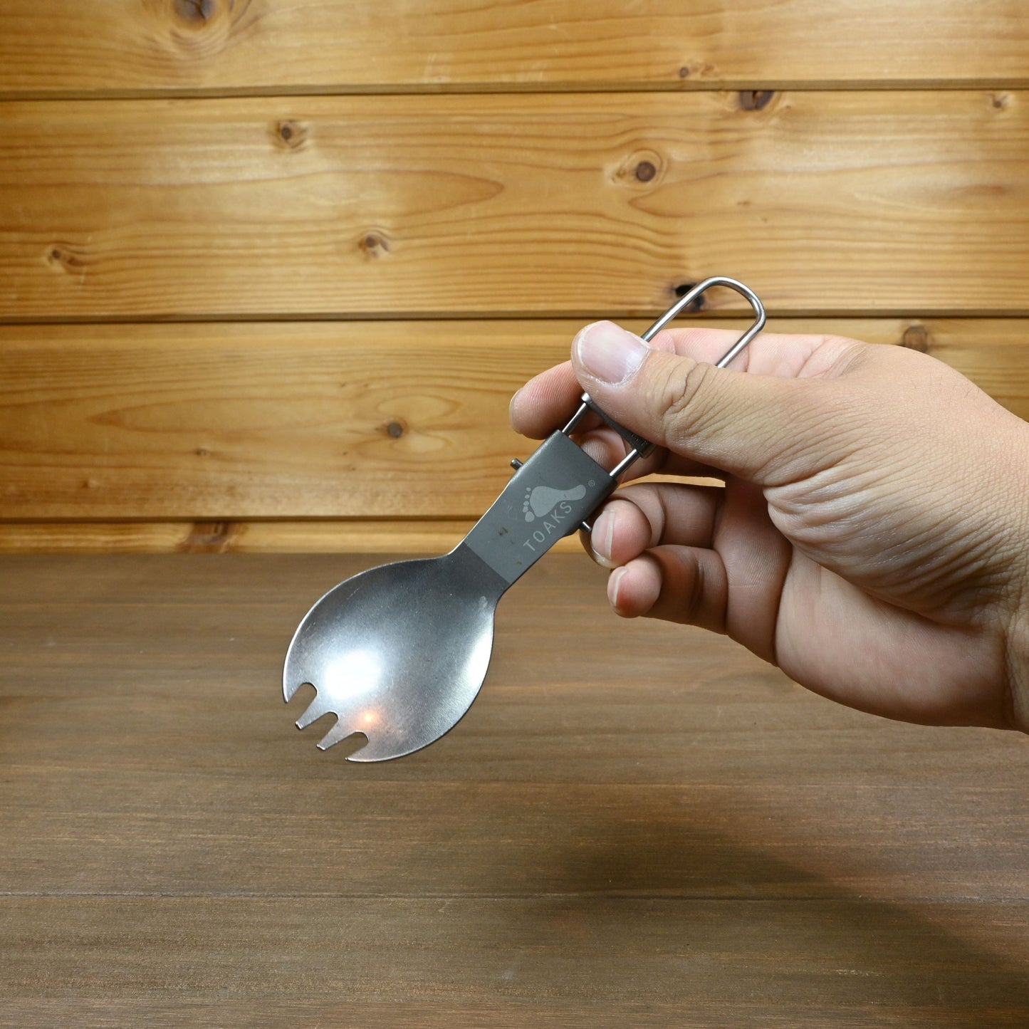 【TOAKS】 TITANIUM FOLDING SPORK