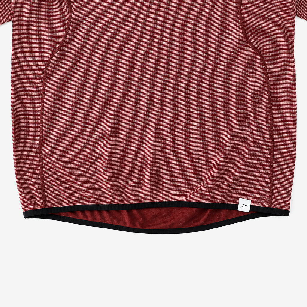 【CAYL】Live Wool Mix Half Zip Burgundy