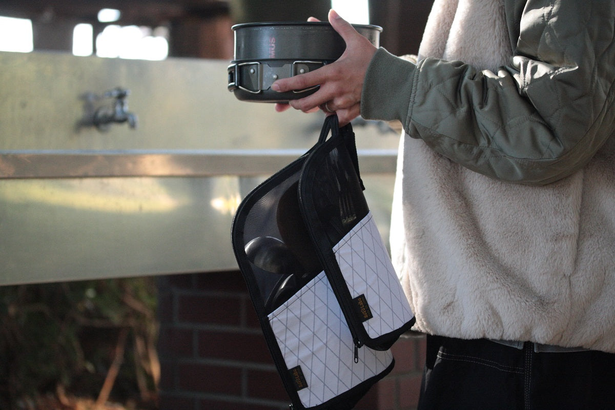 【Soto Labo】Dry mesh Cutlery case