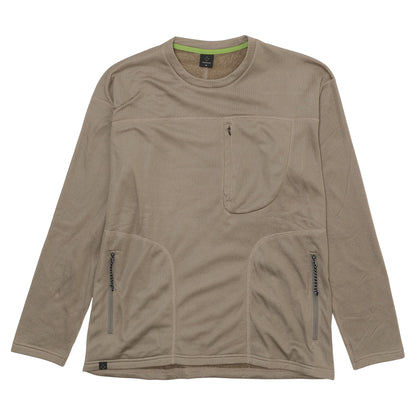【AXESQUIN】Ventilation LS Tee - Octa / Light Brown