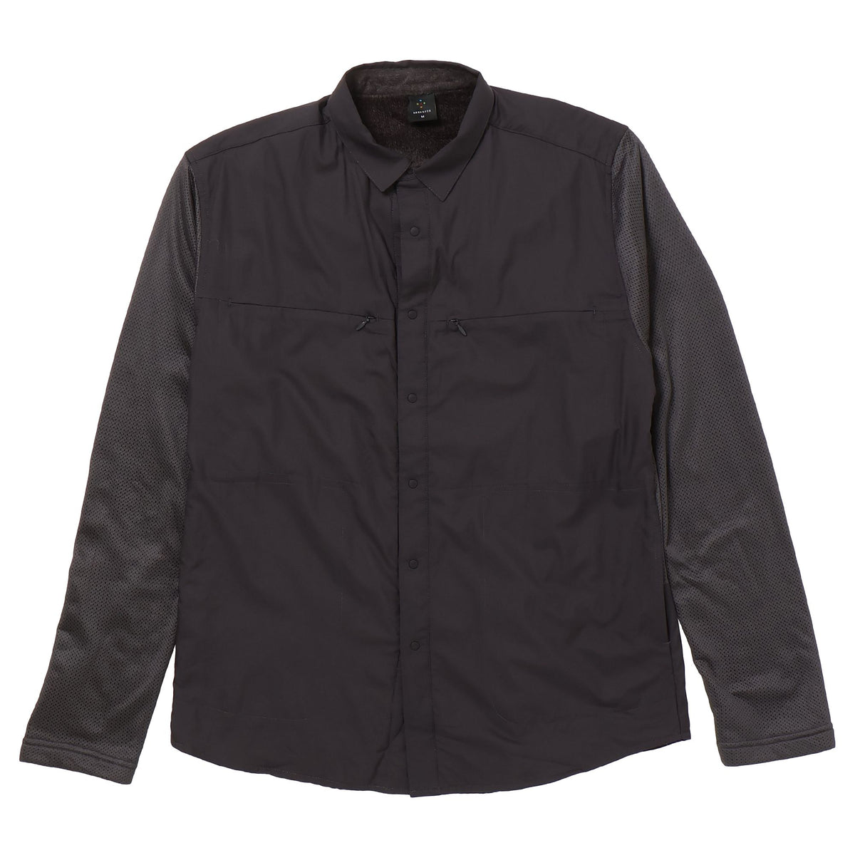 【AXESQUIN】Combination Shirt / BLACK