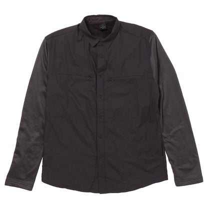 【AXESQUIN】Combination Shirt / BLACK