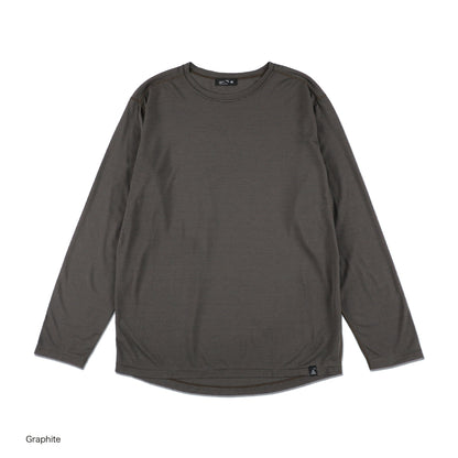 STATIC All Elevation L/S Shirts Men's、グラファイトの長袖ベースレイヤー