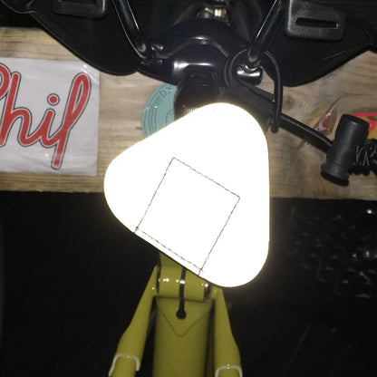 BLUE LUG onigiri reflector、おにぎり型の反射リフレクター 3