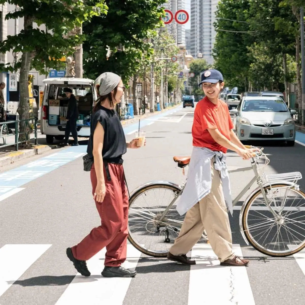 【BLUE LUG】motion pants / beige