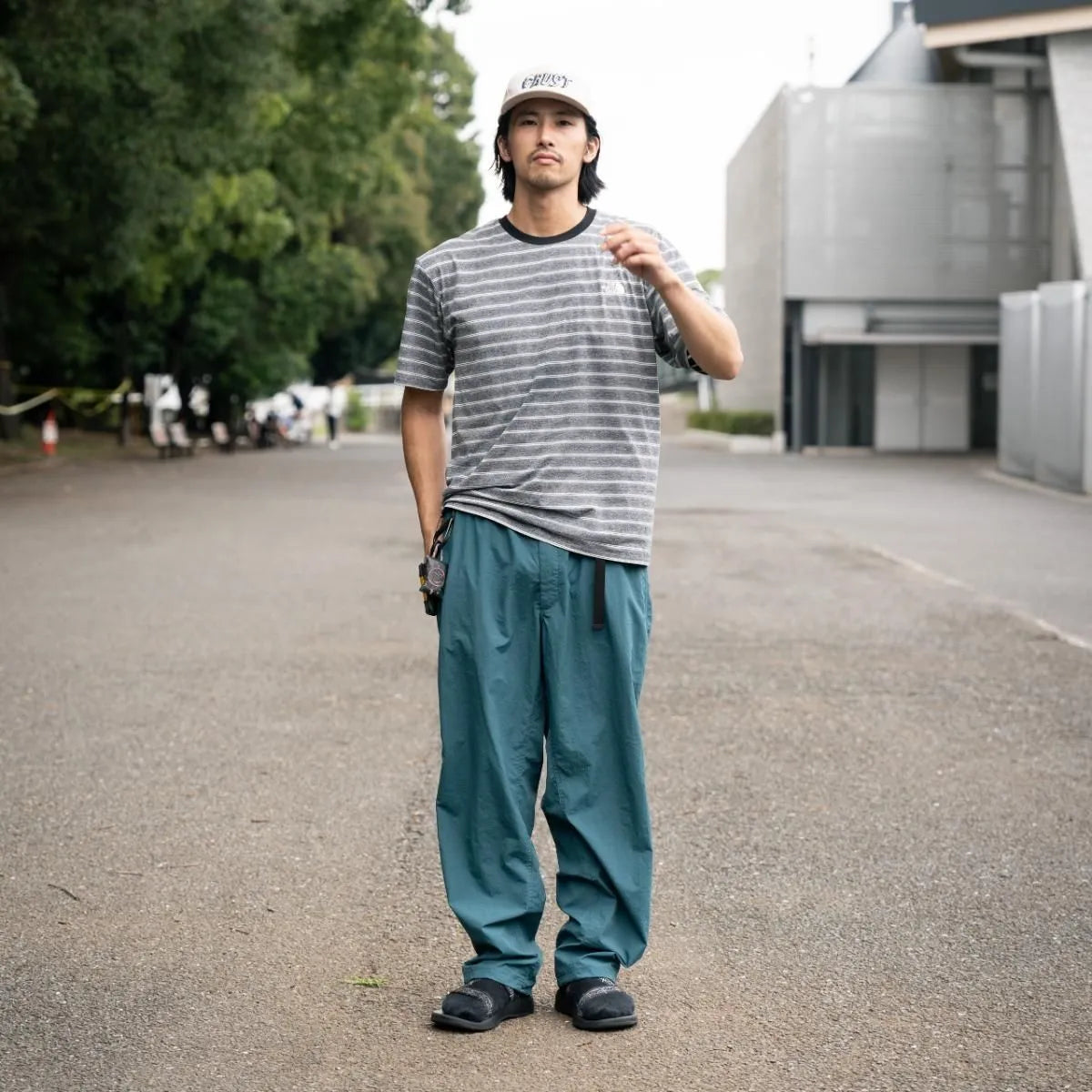 【BLUE LUG】motion pants / bluegreen