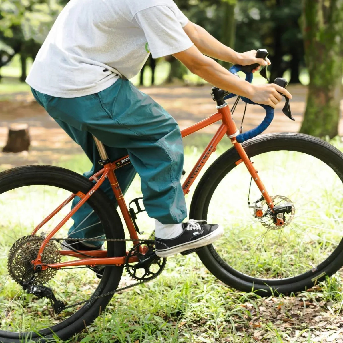 【BLUE LUG】motion pants / bluegreen