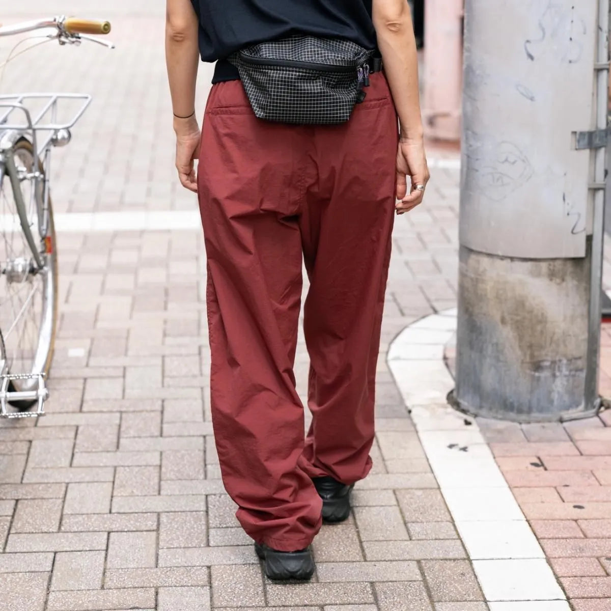 【BLUE LUG】motion pants / burgundy