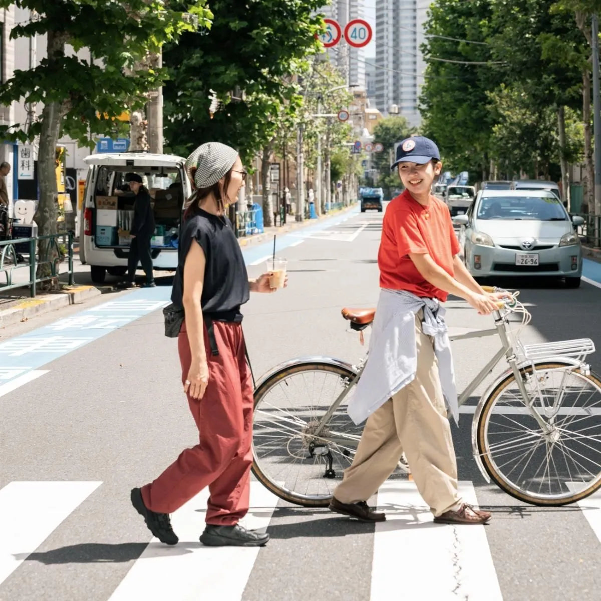【BLUE LUG】motion pants / burgundy
