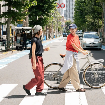 【BLUE LUG】motion pants / burgundy