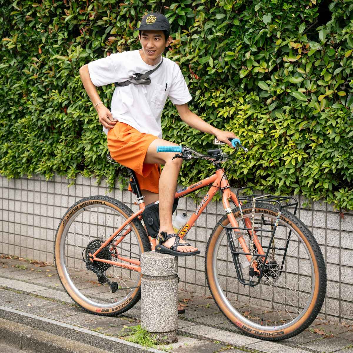 【BLUE LUG】bike shorts / navy