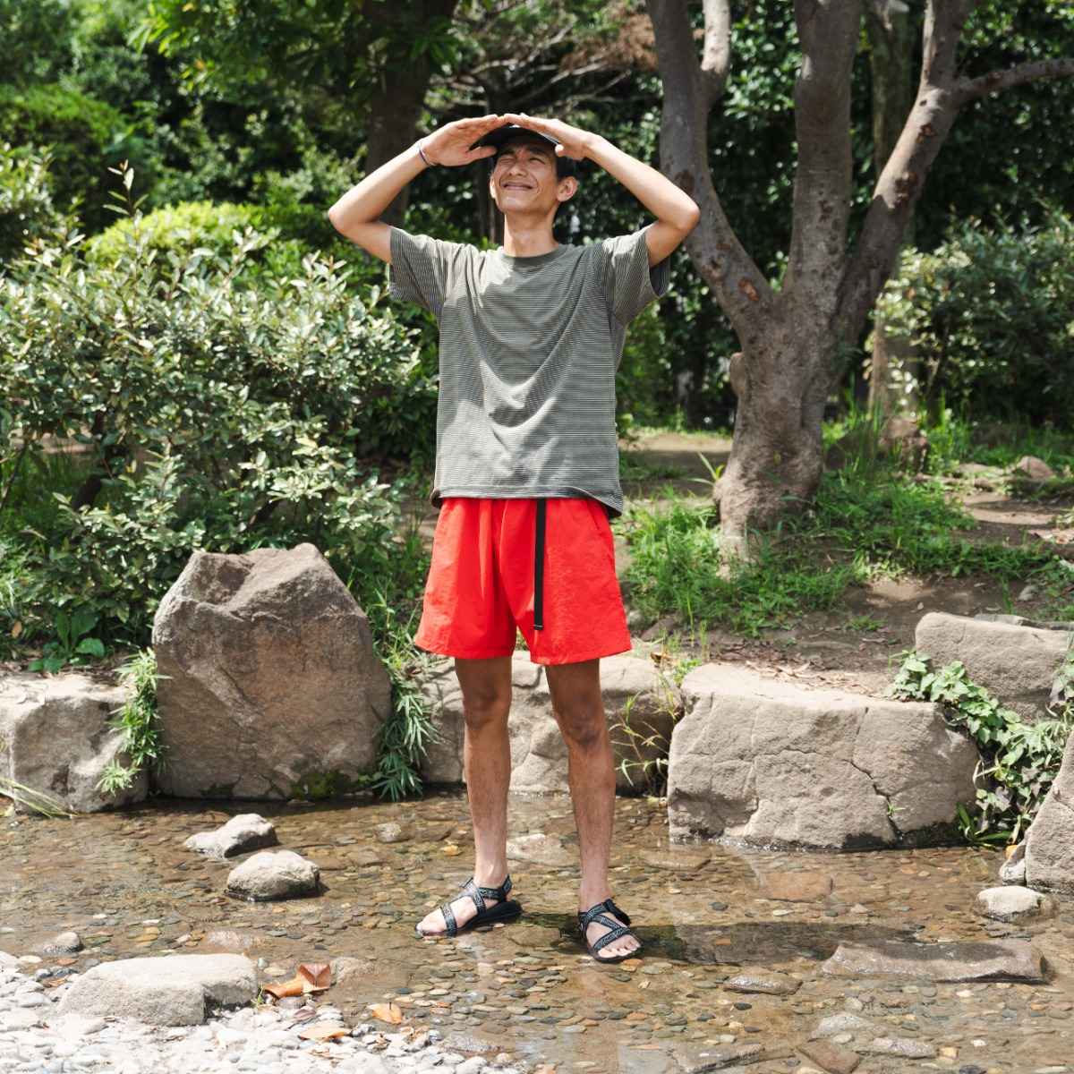 【BLUE LUG】bike shorts / navy