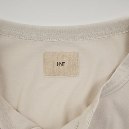 【HNT】Polyester Henley Neck L/S T-shirt
