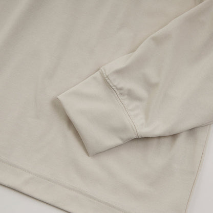 【HNT】Polyester Henley Neck L/S T-shirt