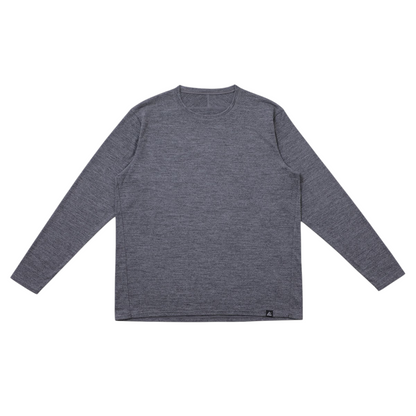 【ROUVER】AXIO Dry Wool Long tee / GRAY
