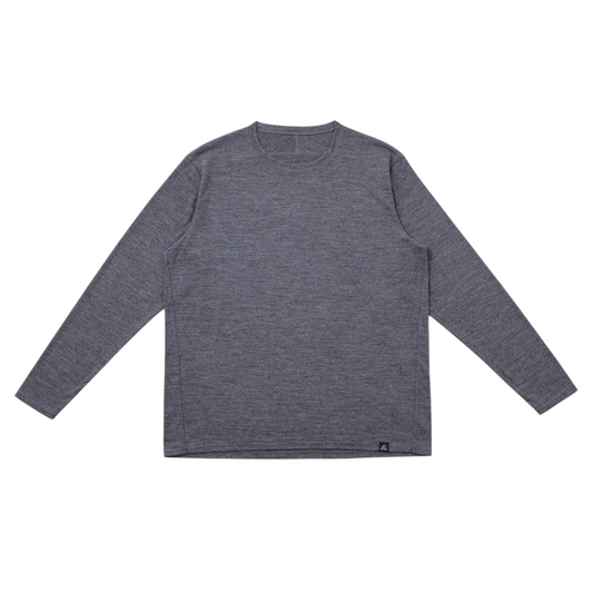 【ROUVER】AXIO Dry Wool Long tee / GRAY