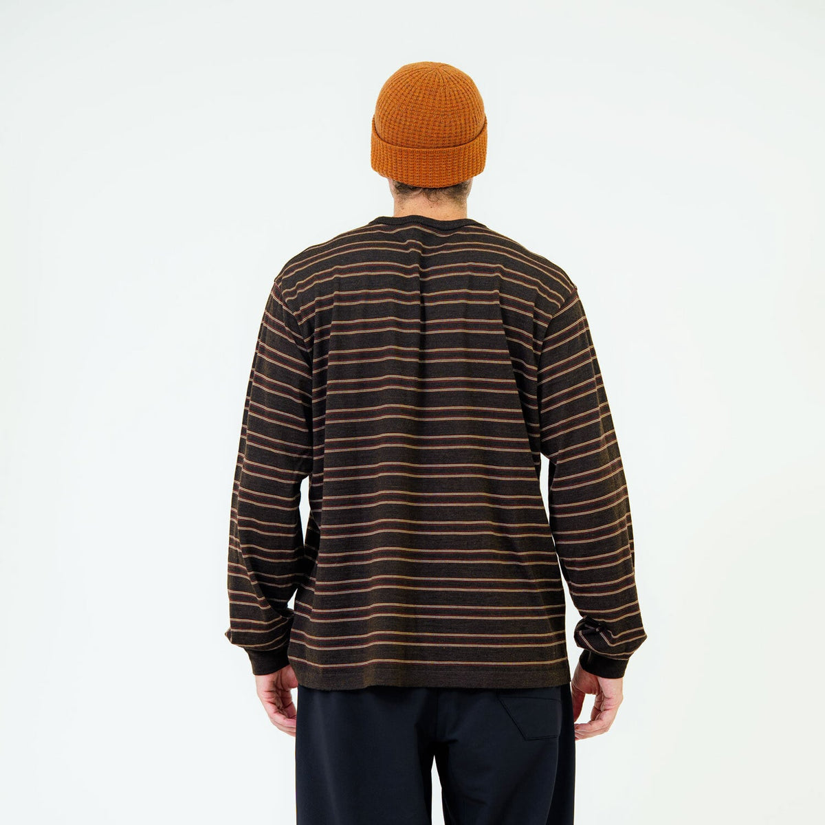 【ROUVER】Merino Long KniTee / stratum