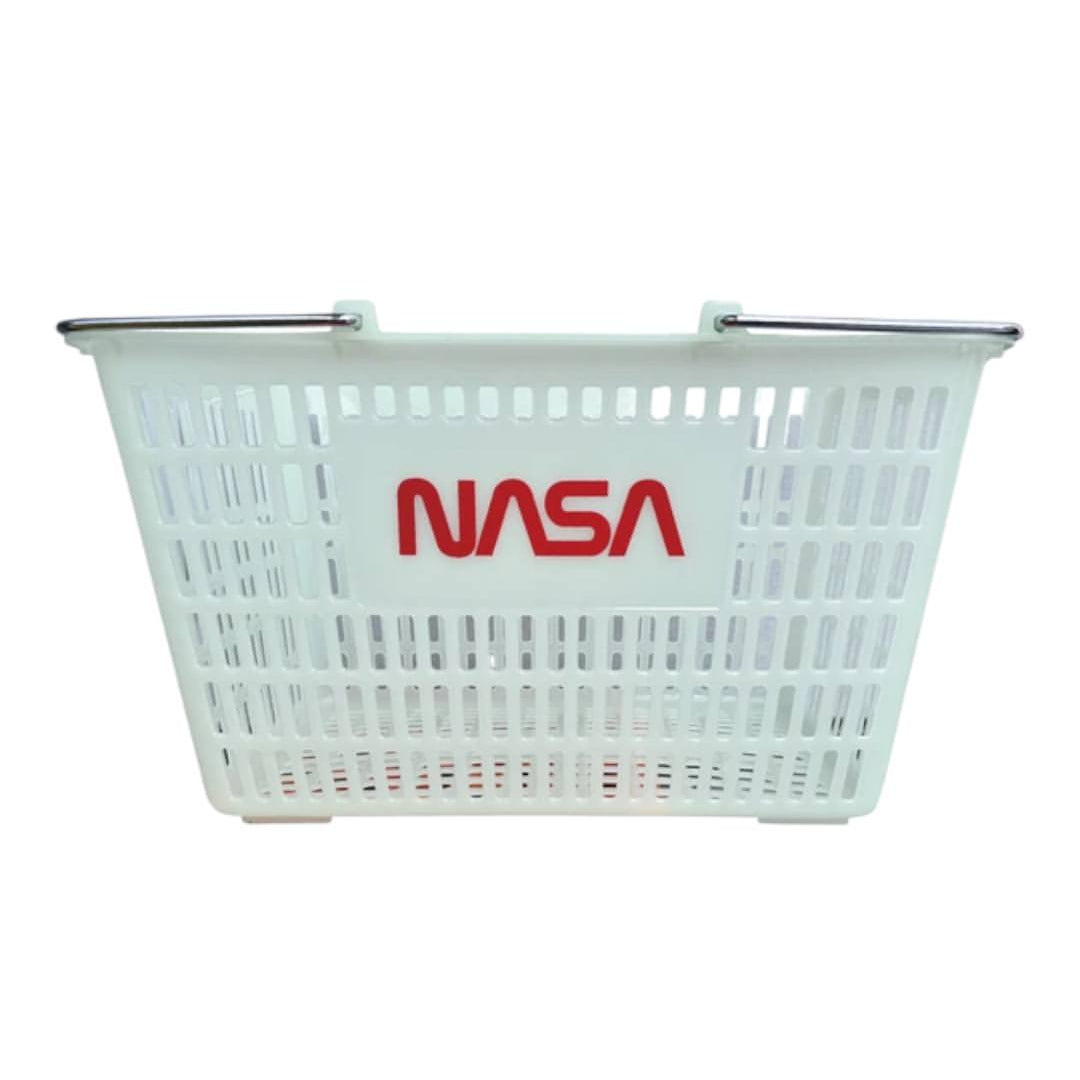 NASA SHOPPING BASKET GLOW、蓄光するカゴ型バスケット
