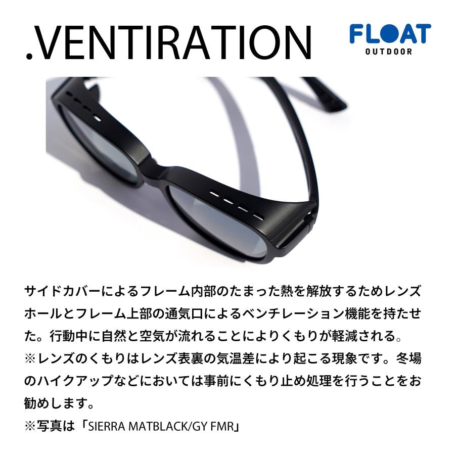 【FLOAT】SIERRA MAT BLACK / Lt.GR