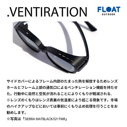 【FLOAT】SIERRA MAT BLACK / Lt.GR