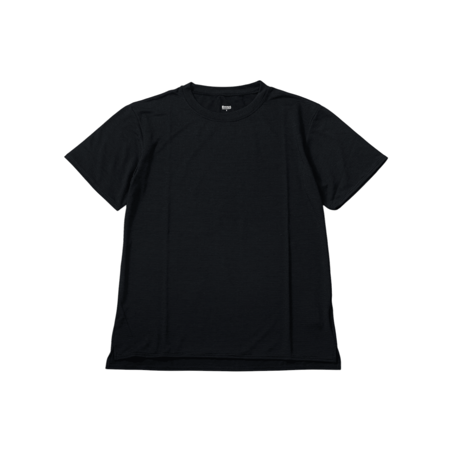 BRING WUNDERWEAR ライトウェイトTシャツ、黒いTシャツ