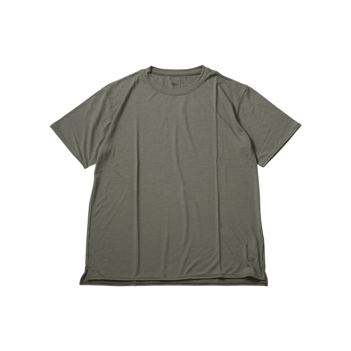 BRING WUNDERWEAR ライトウェイトTシャツ、モスグリーンのTシャツ