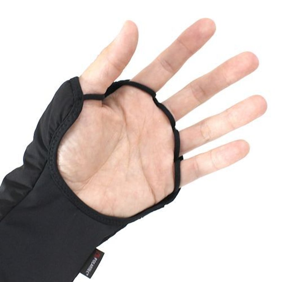 handson grip Breezy GT、グレーの手甲タイプのグローブ