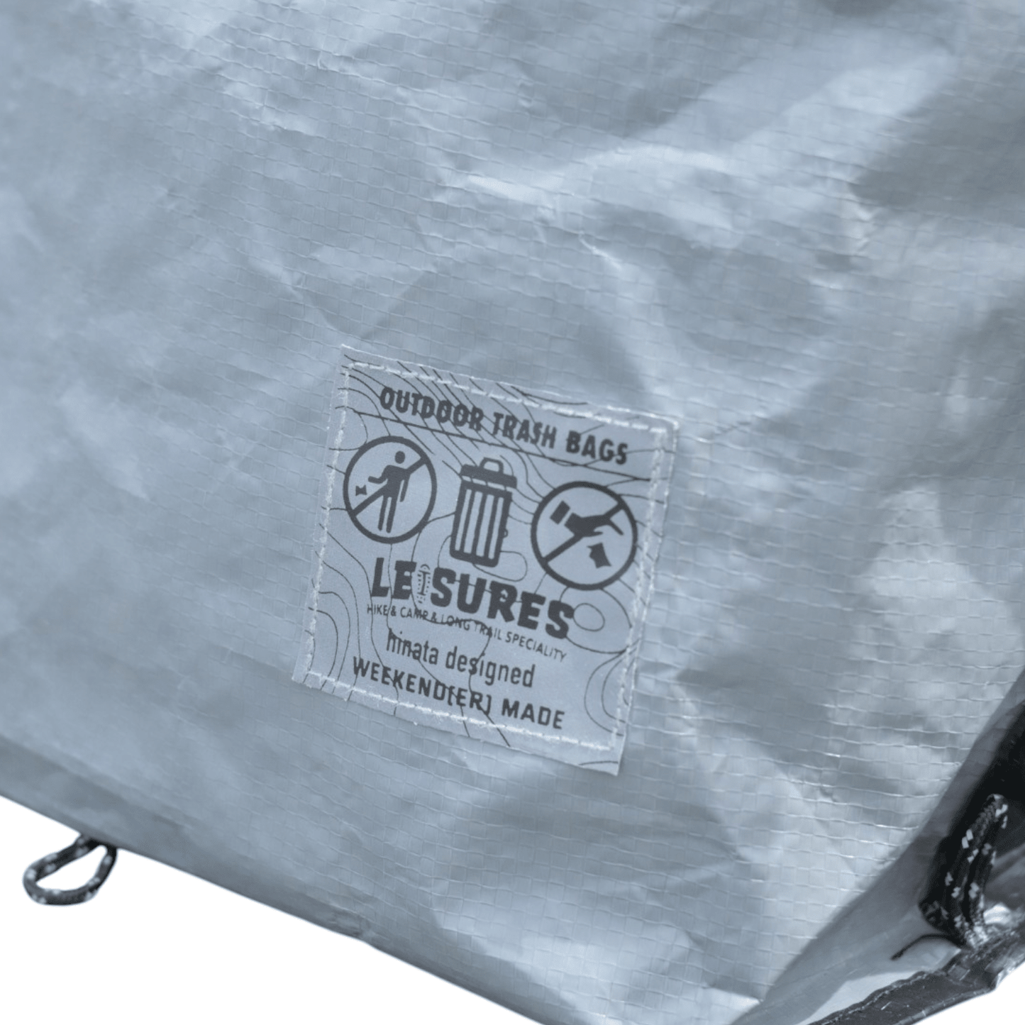 【hinata x WEEKEND(ER) x LEISURES】 OUTDOOR TRASH BAG SOLO "LEISURES TOPO" - LEISURES 公式オンラインショップ