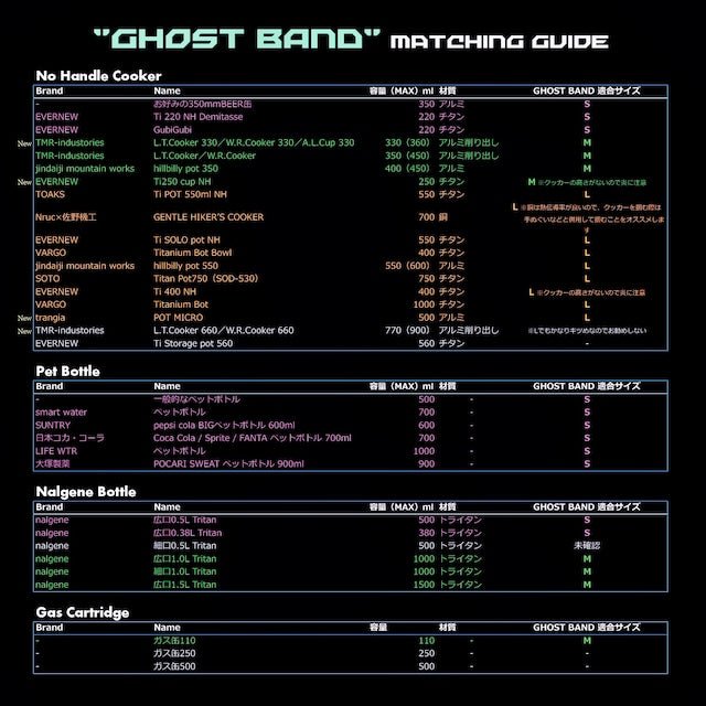 【LEISMOR】GHOST BAND M-size - LEISURES 公式オンラインショップ