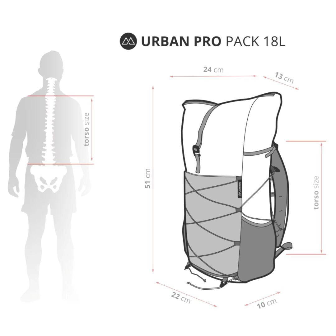 【LITEWAY】URBAN PRO PACK 18L / UltraGrid Silverado - LEISURES 公式オンラインショップ