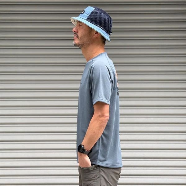 【milestone】Original T-Shirt Canvas "Let's Keep Pushing Our Limits!" indigo - LEISURES 公式オンラインショップ