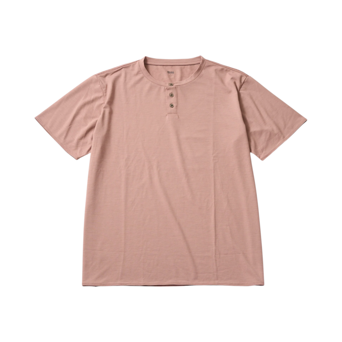 【BRING】WUNDERWEAR ヘンリーネックTシャツ Mocha