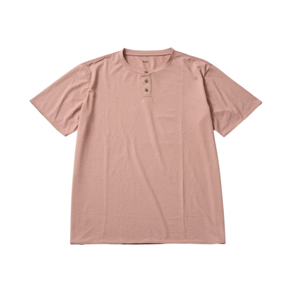 【BRING】WUNDERWEAR ヘンリーネックTシャツ Mocha