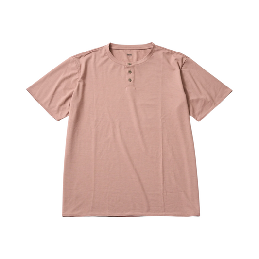 【BRING】WUNDERWEAR ヘンリーネックTシャツ Mocha