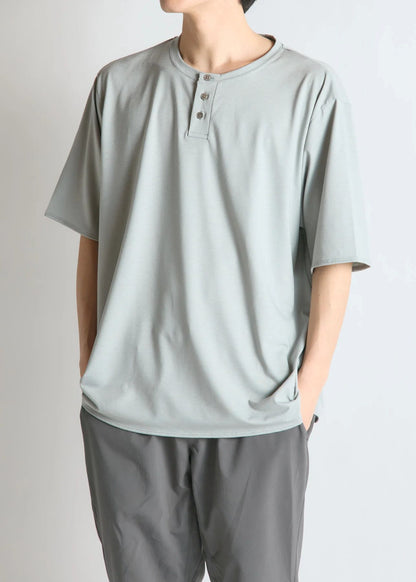 【BRING】WUNDERWEAR ヘンリーネックTシャツ GRAY