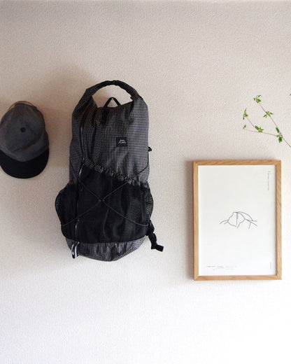 【CAYL】Mari Roll Top Grid / Black