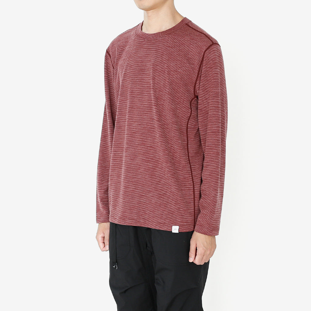【CAYL】Wool Blend Long Sleeve Burgundy