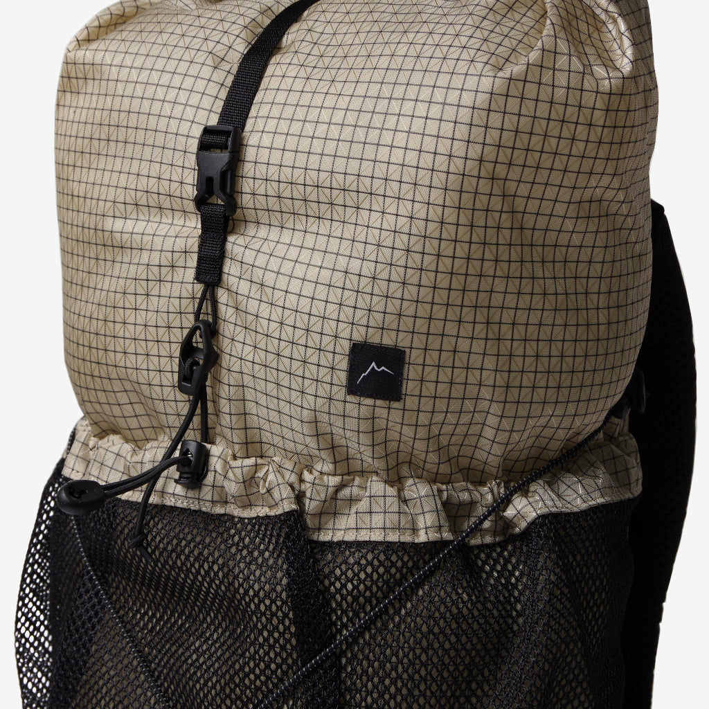 【CAYL】Gaya Roll Top B-Grid Mesh Grey