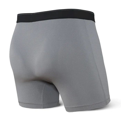 【SAXX】QUEST QUICK DRY MESH BOXER BRIEF FLY グレー