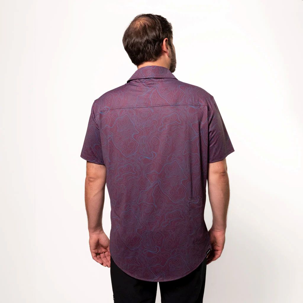 【Cognative MTB】Short Sleeve Catalyst Shirt Plum Topo