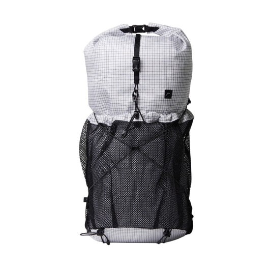 【CAYL】Gaya Roll Top B-Grid Mesh White