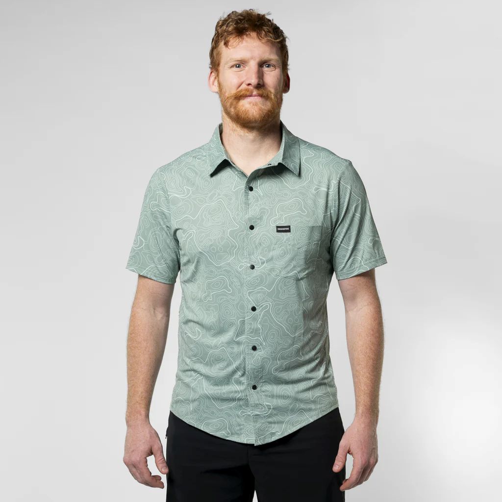 【Cognative MTB】Short Sleeve Catalyst Shirt Moss Topo