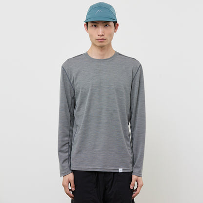 【CAYL】Wool Blend Long Sleeve Charcoal