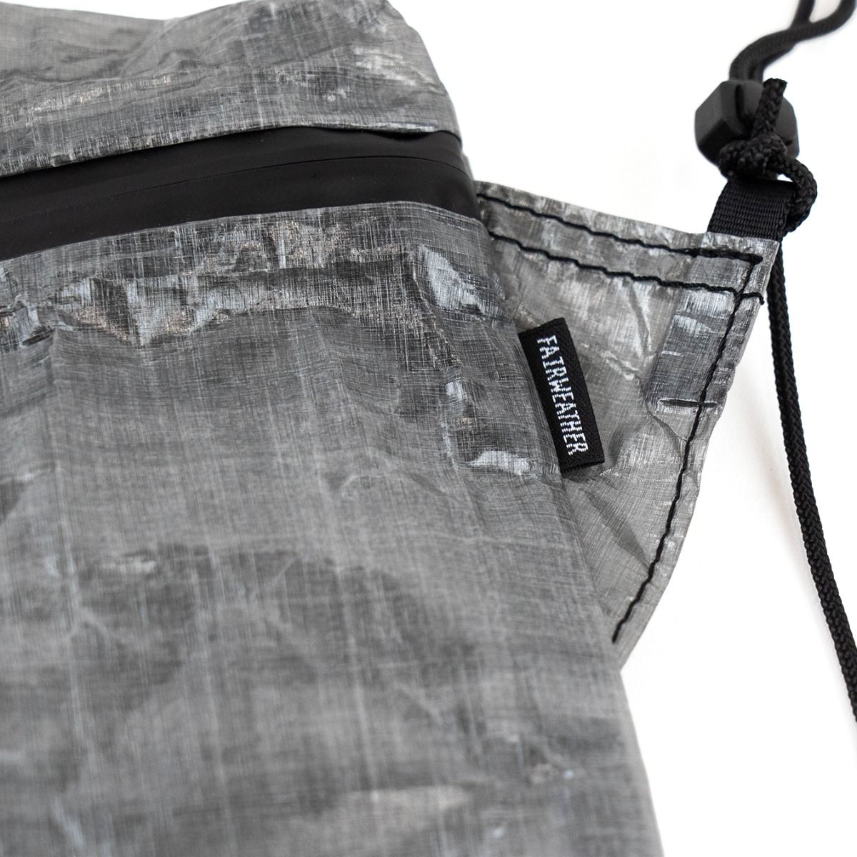 【FAIRWEATHER】road sacoche (dyneema black)