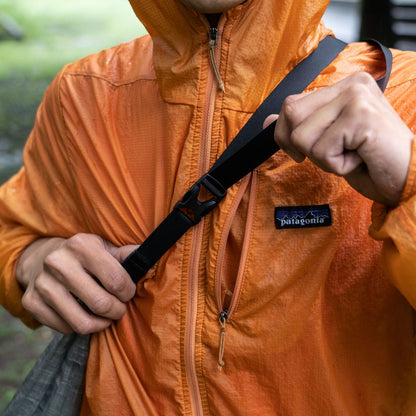 【FAIRWEATHER】packable sacoche (dyneema black)