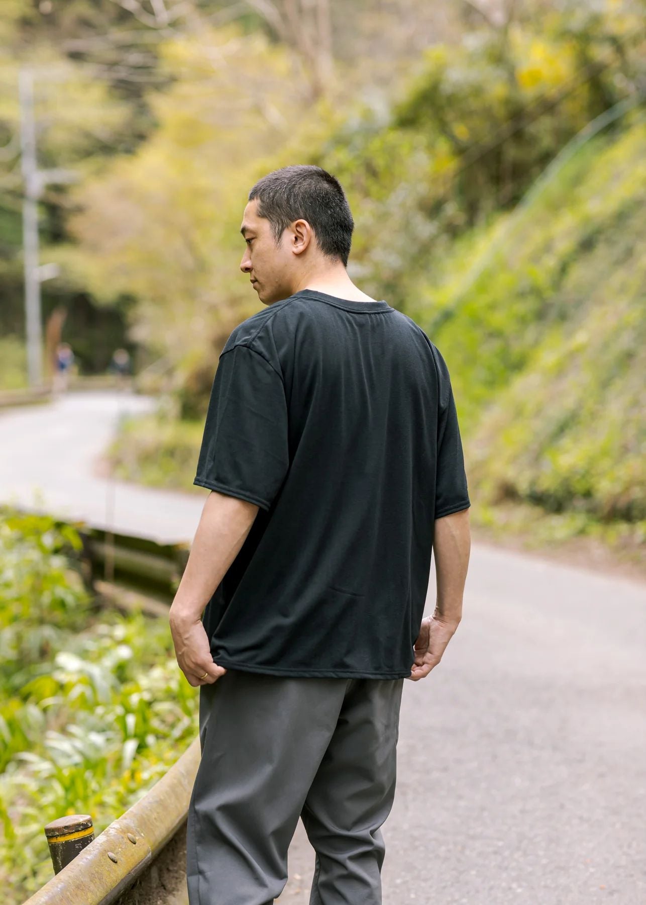 【BRING】DRYCOTTONY oversized T-shirt / Heather Gray