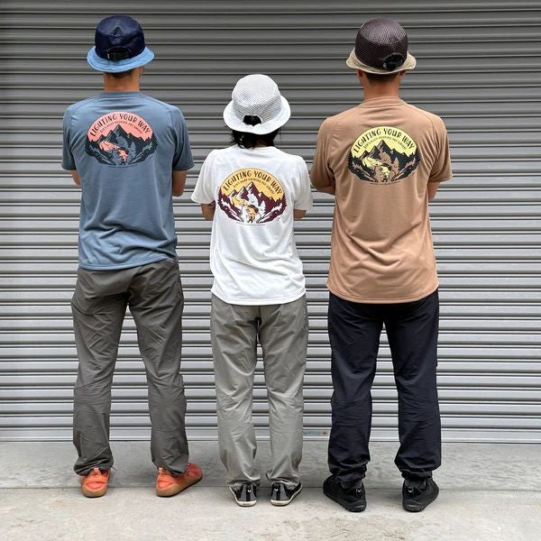 【milestone】Original T-Shirt Canvas "Let's Keep Pushing Our Limits!" indigo